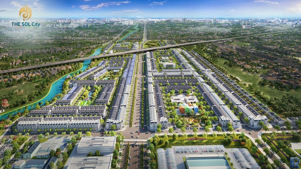 Bán Lỗ 2 Lô Nền Nhà Phố 2 Mặt Tiền (A2-38 và A2-37) Tại The Sol City - Xã Long Thượng, Cần Giuộc, Long An