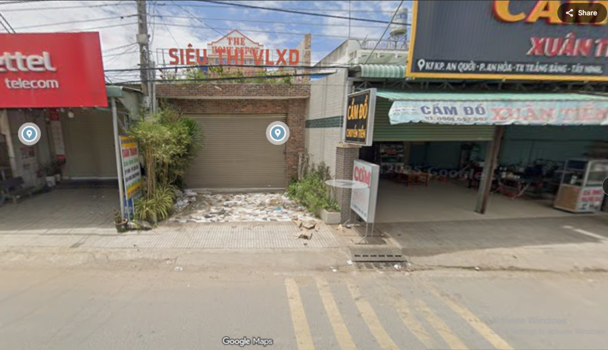 Bán nhà mặt phố Nguyễn Du, 7,9 tỷ, 550 m2, hàng hiếm tại An Hòa, Trảng Bàng, Tây Ninh