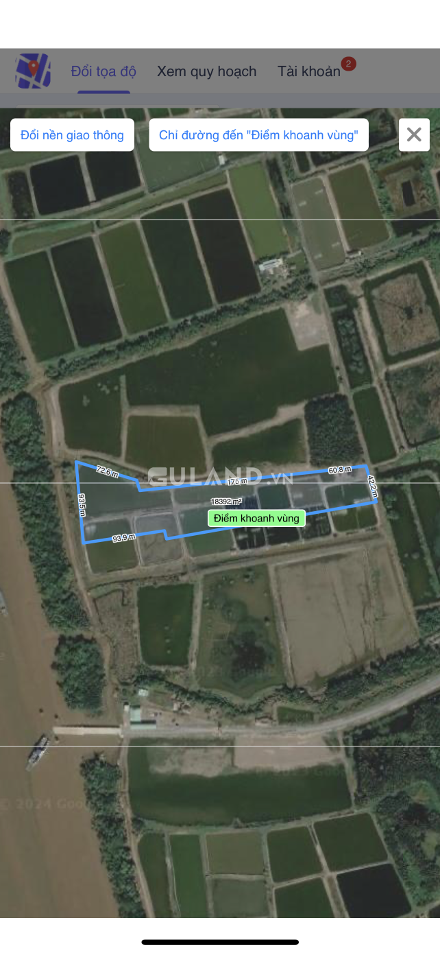 Bán lô đất đường dự phóng lộ Quốc phòng view sông soài rạp-Xã lý Nhơn-Huyện Cần Giờ Tp.HCM