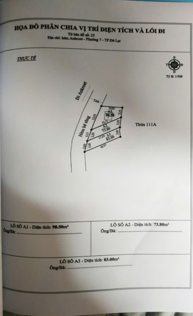 Lô đất đường Angkoret Phường 7