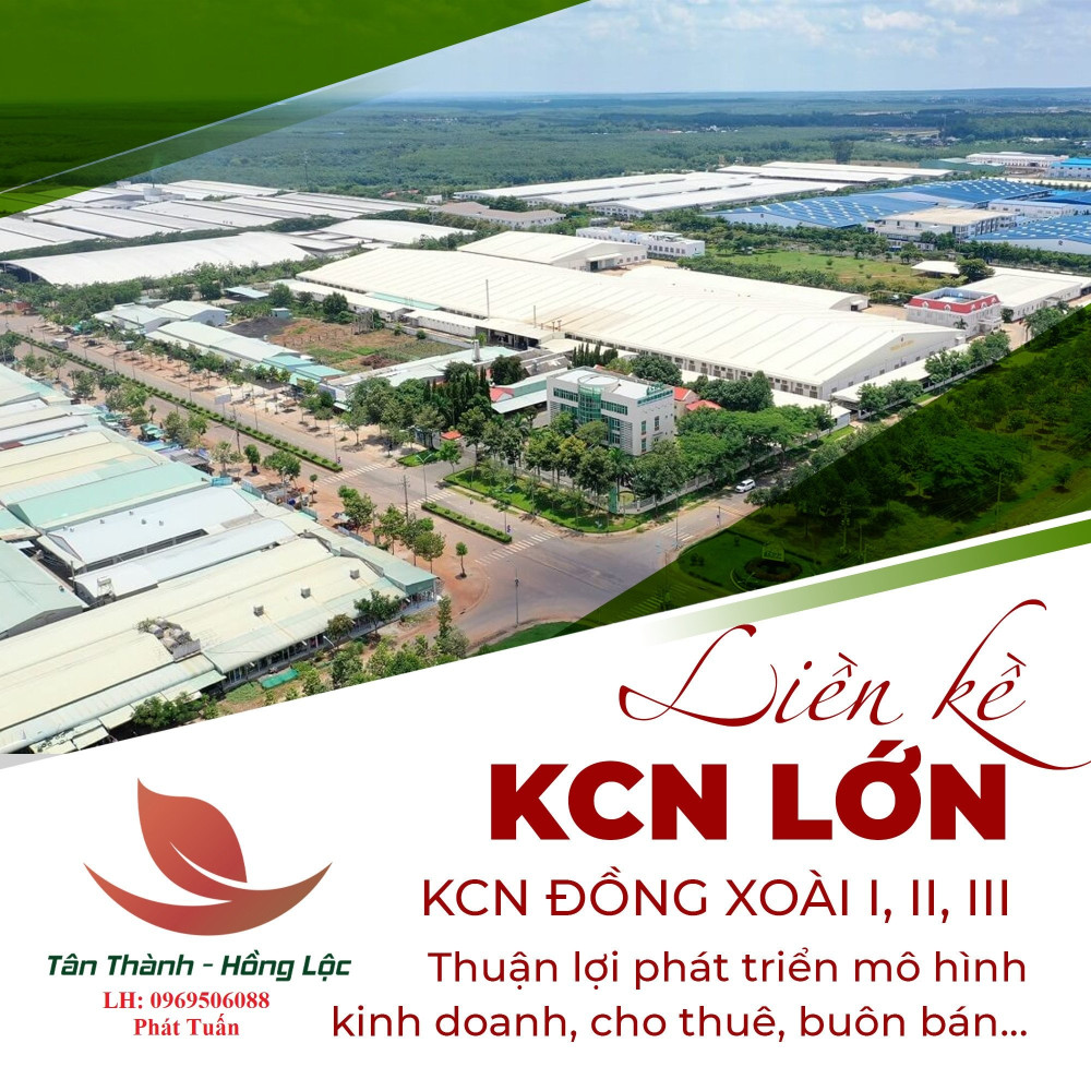 KHU DÂN CƯ TÂN THÀNH HỒNG LỘC, CÁCH MT QUỐC LỘ 14 300m, ĐẤT XÂY DỰNG TỰ DO, GIÁ GỐC CHỦ ĐẦU TƯ F0