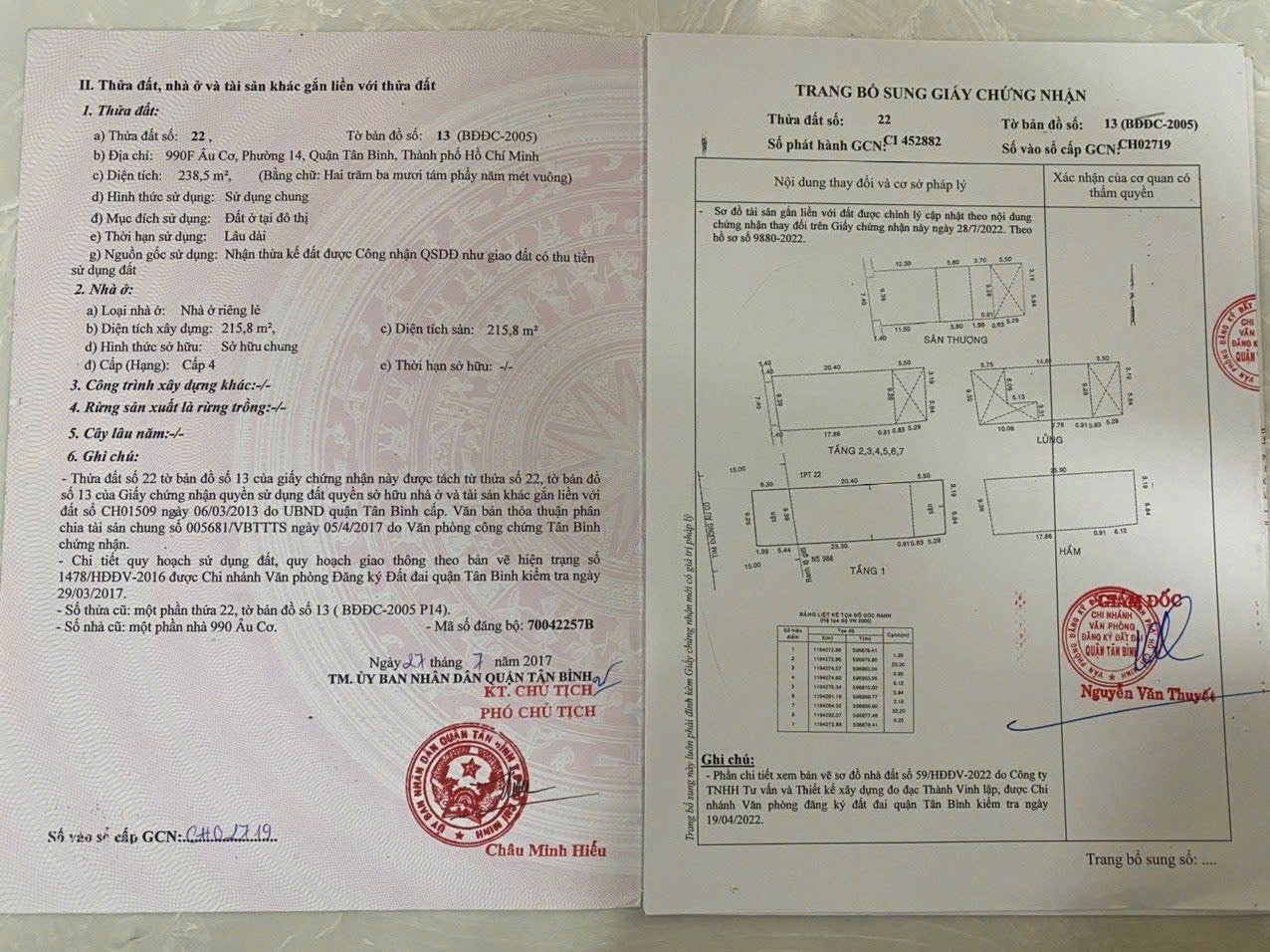 Bán nhà Âu Cơ, Phường 14, Quận Tân Bình – Giá 85 tỷ