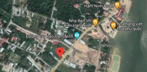 Bán  đất thương mại dịch vụ 905.4m² , giá 8 tỷ tại đường ấp rạnh hàm, Xã Hàm Ninh, Thành phố Phú Quốc, Kiên Giang