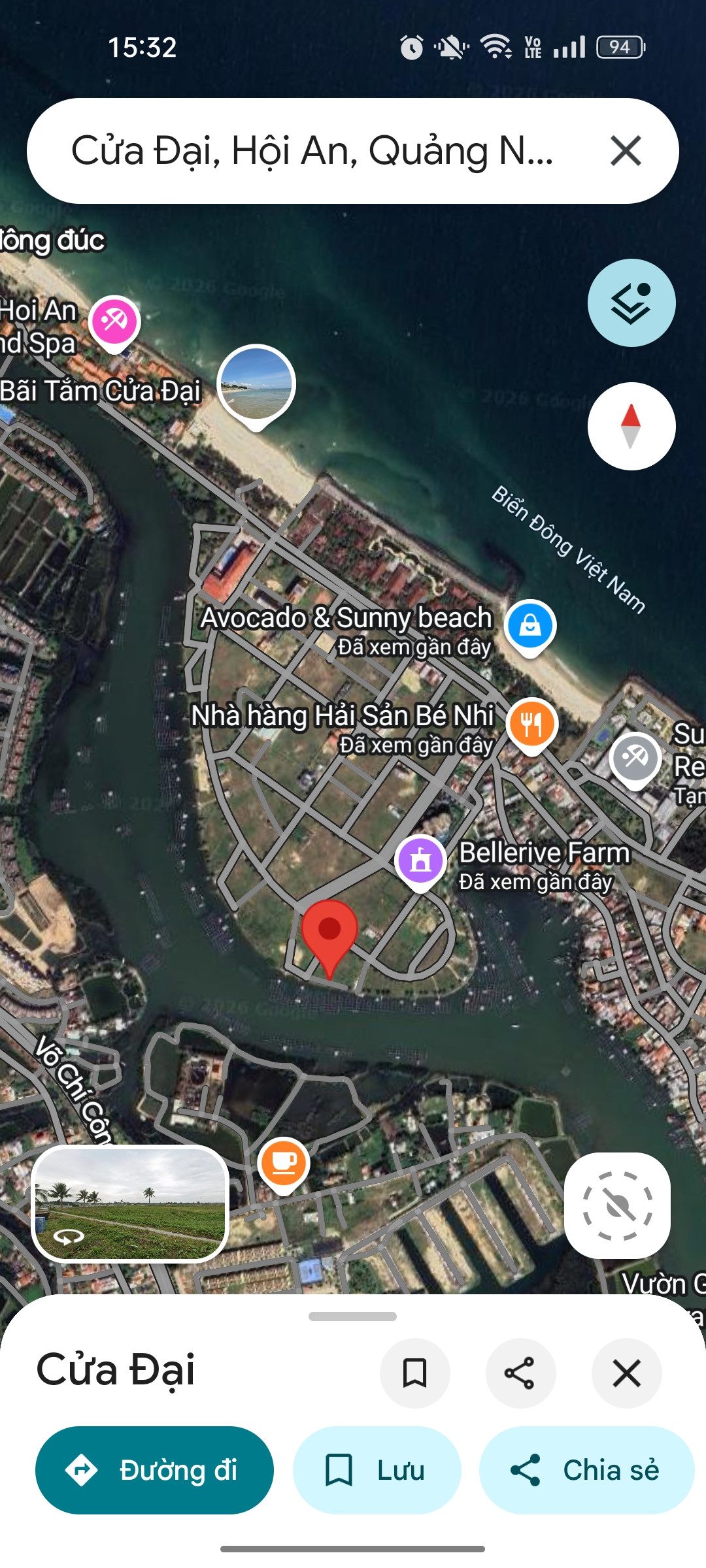 Bán đất 200m2 View Sông, KDT Phước Trạch, Hội An, gần Biển Cửa Đại