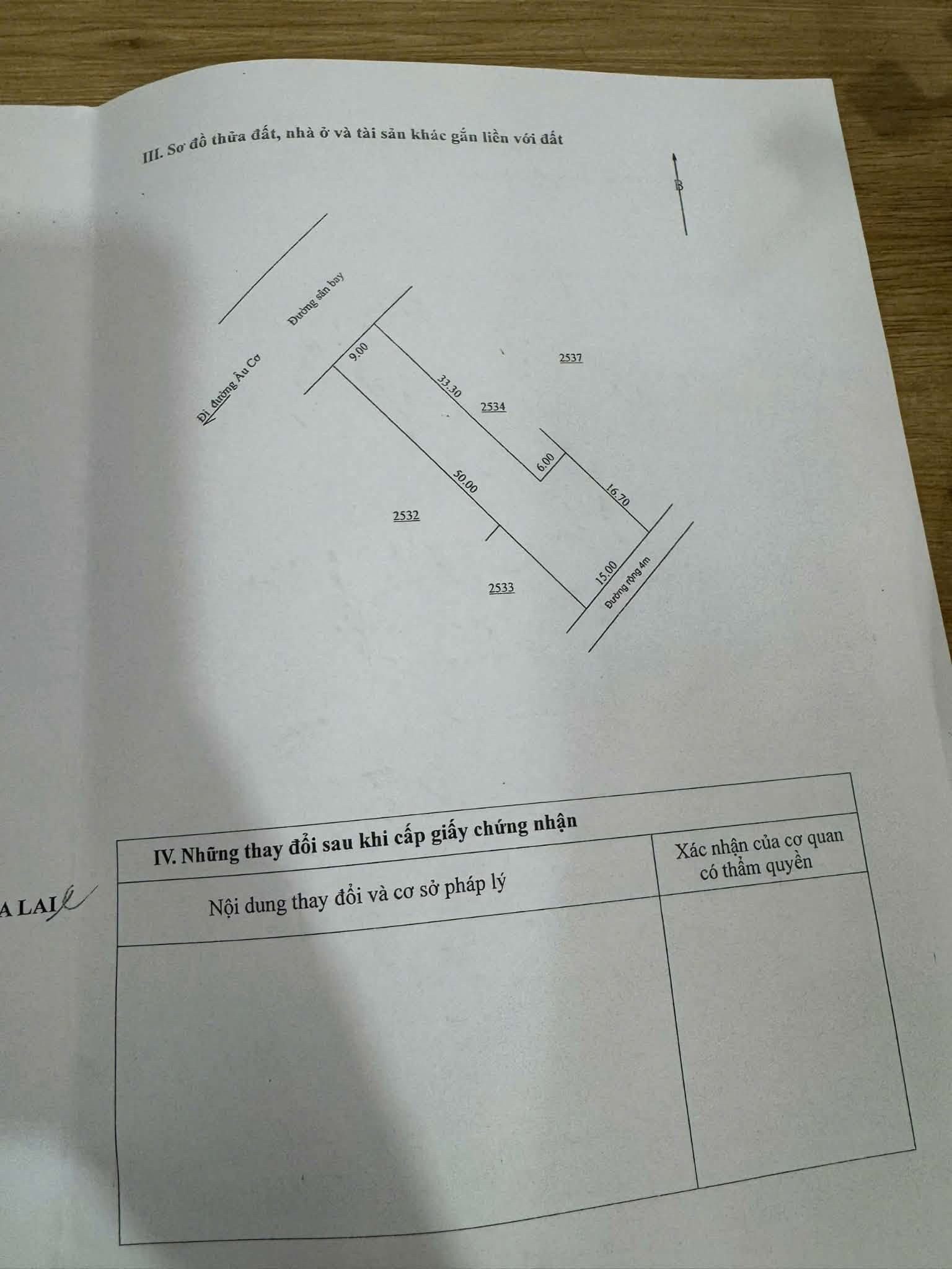 💥 Đất hẻm chính 144 Âu Cơ