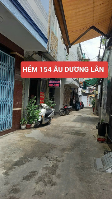 Nhà 34M2 - NGANG 5M - HẺM ÔTÔ CĂN GÓC khu vực TTQ8 154 Âu Dương Lân P3Q8 .Vị trí tuyệt vời, không quy hoạch, dân cư hiện hữu.