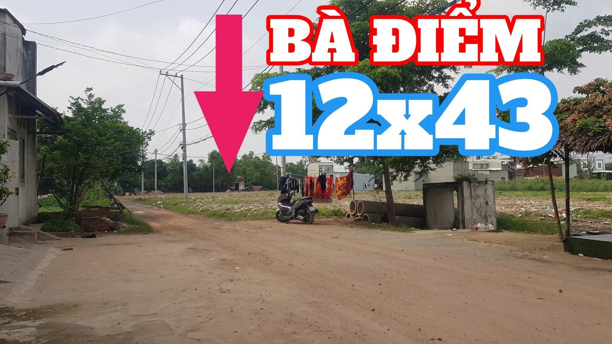 🟥Bán đất vườn Bà Điểm 650m² ngang 17m giá 6.55 tỷ Kênh Tiêu Phan Văn Hớn