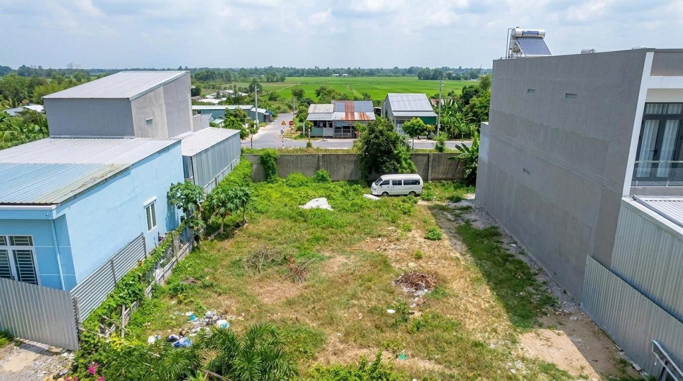 5.5x24m Tân An Hội, SHR, Đường Ô tô đến đất, Xây dựng tự do, Ngân hàng hỗ trợ