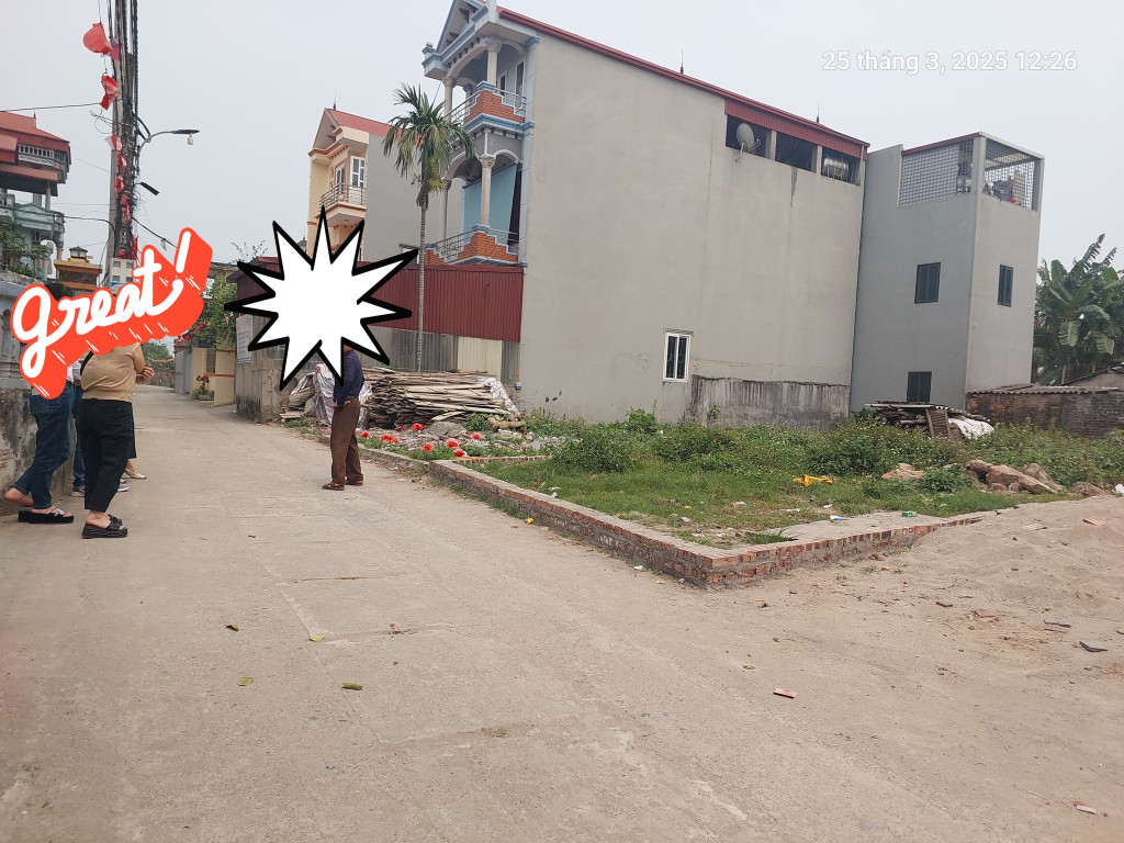 Đất Bắc Hồng, 110m2. Mt5m, nở hậu, ô tô thông, 63tr/m2( 6.93tỷ). Đông Anh.