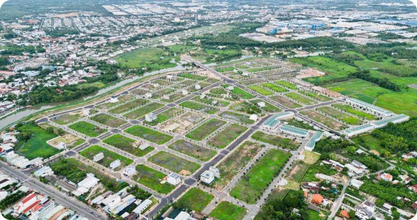 Đất nền Long Thành - Mặt tiền 60m ngay trục kết nối về SBQTLT chỉ với 10 phút di chuyển, đón đầu thị trường