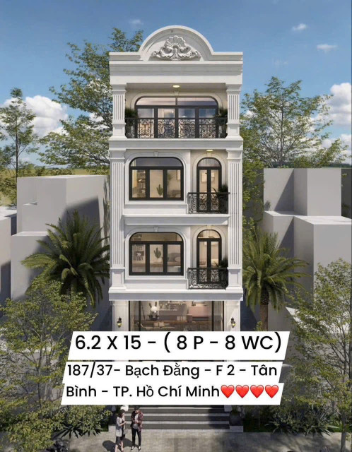 Chính Chủ Bán HXH Đường Bạch Đằng, Phường 2, Tân Bình. DT 6.2x15m, Giá Rẻ Chỉ 13 tỷ5. Liên Hệ: O981.699.932
