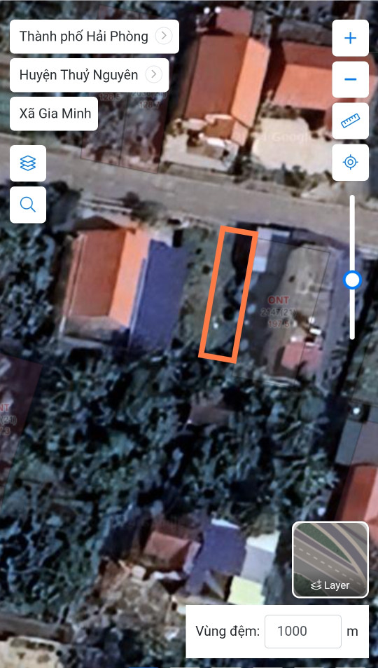 bán lô đất 94m2 mặt đường nhựa xã Gia Minh , Thủy Nguyên, giá 1,15 tỷ