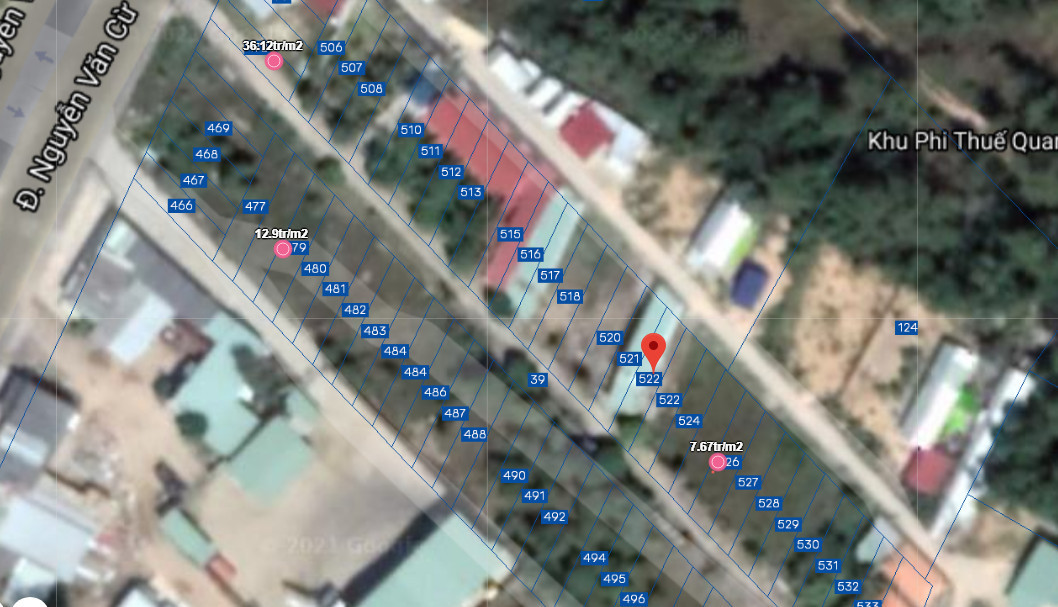 Bán  đất thương mại dịch vụ 111.9m² tại đường bãi vòng, Xã Hàm Ninh, Thành phố Phú Quốc, Kiên Giang giá 850 triệu