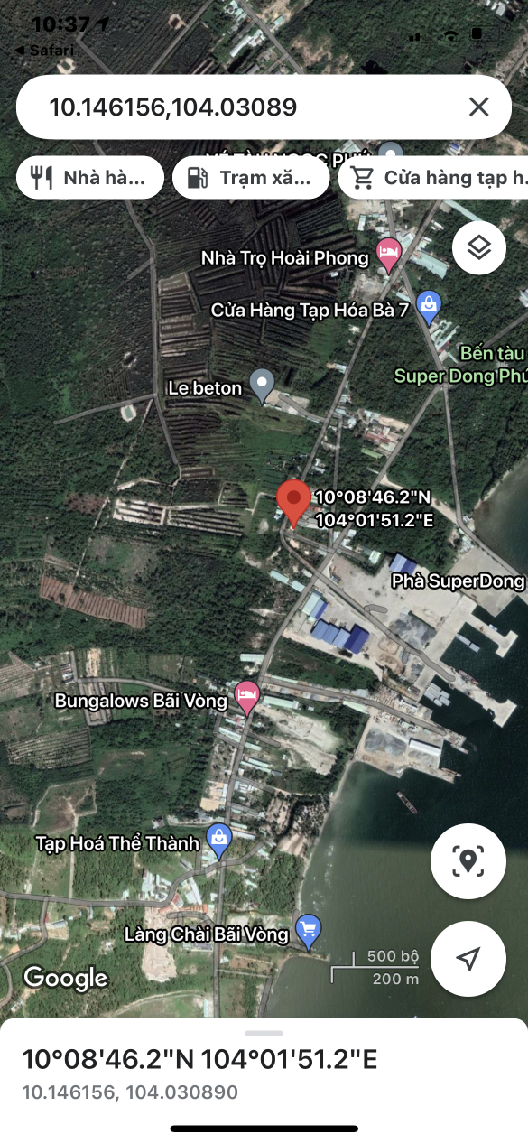 Bán bán  đất thương mại dịch vụ 96.6m² , giá 1.1 tỷ tại đường bãi vòng, Xã Hàm Ninh, Thành phố Phú Quốc, Kiên Giang