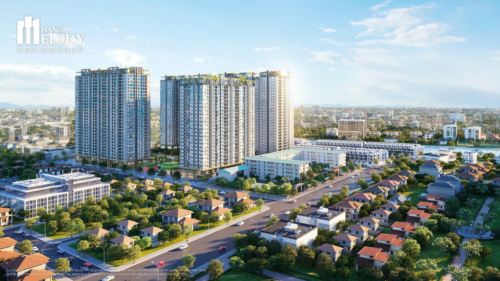 HÀ NỘI MELODY RESIDENCES - Dự án DUY NHẤT tại HN nằm giữa 3 lá phổi xanh. giả chỉ 6x tr/m2 . nhận booking ngay