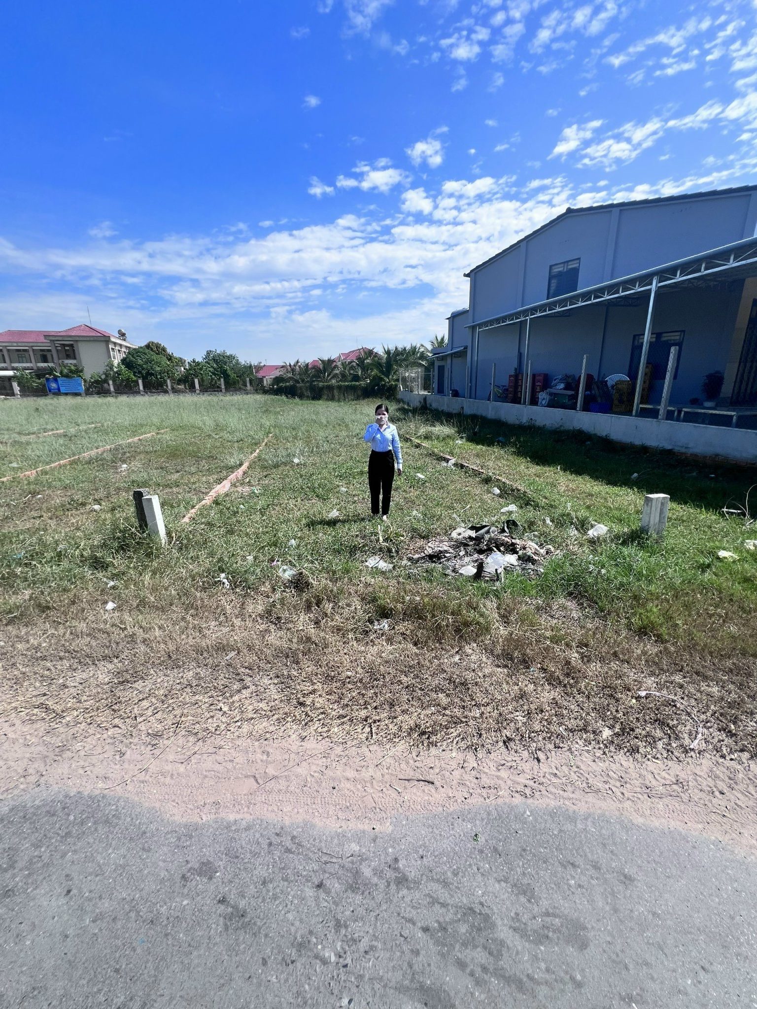 Bán đất 1316.8m² có sẵn 100m² thổ cư ngang 22m giá 9 tỷ tại Đường Bao Thị Trấn Xã Bến Cầu