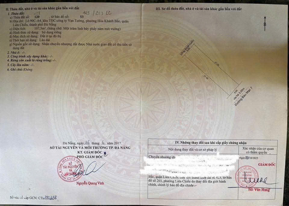 📌📌📌LÀM VIỆC TRỰC TIẾP GIÁ TỐT !!! Bán đất Bàu Mạc 7, Hòa Minh