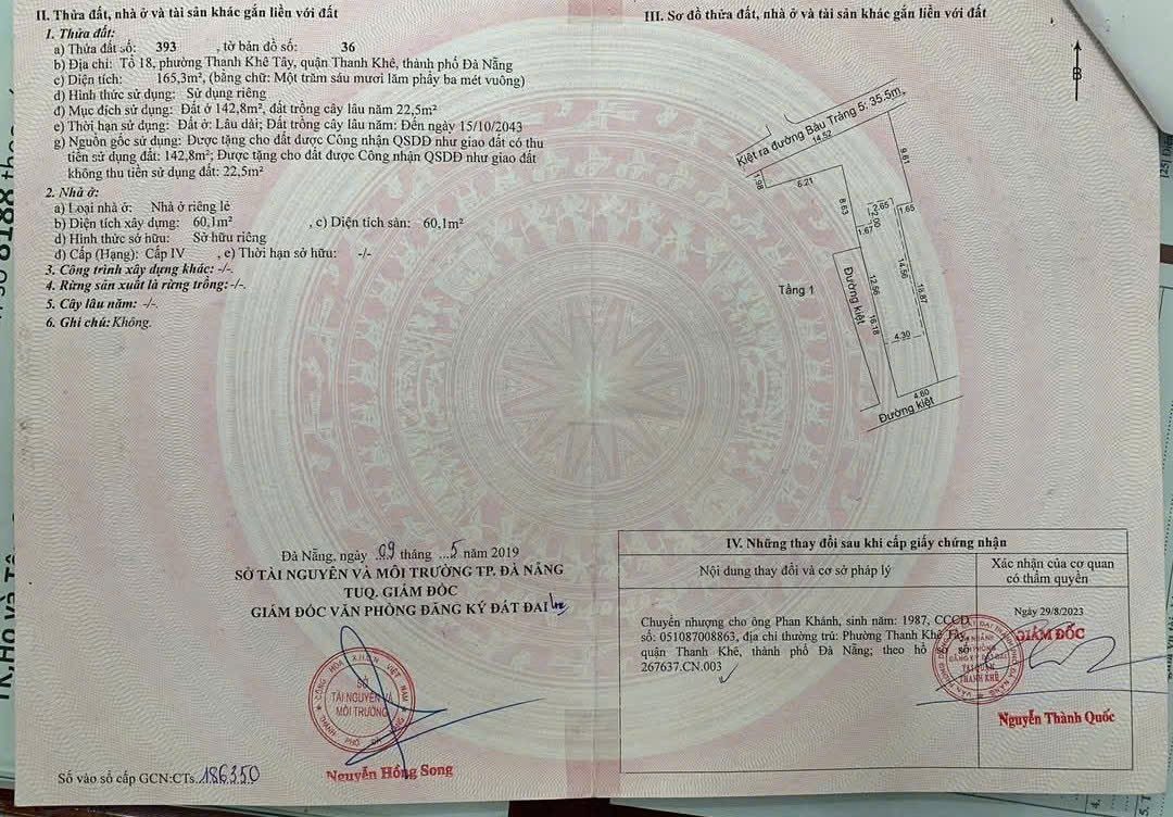 Nhà góc Thanh Khê Tây 📌📌📌LÀM VIỆC TRỰC TIẾP GIÁ TỐT
