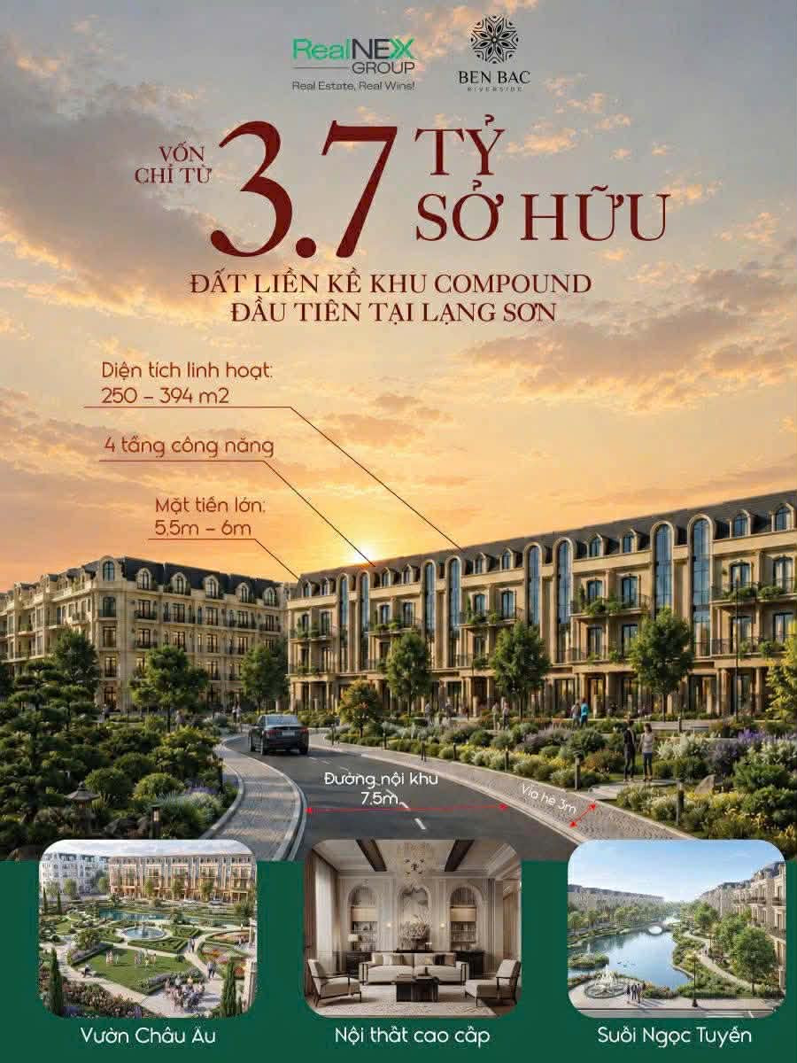Bán Đất 8750m² thổ cư 8750m² giá 3.7 tỷ tại Đường Bến Bạc Phường Tam Thanh Lạng Sơn