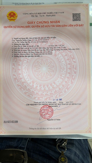 Đất 317/4 bình thành