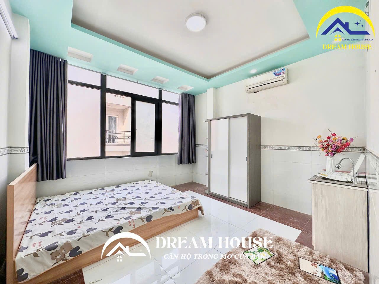 CHO THUÊ PHÒNG STUDIO FULL NỘI THẤT VIEW KÍNH CỬA SỔ TRỜI (HÌNH THẬT GIÁ THẬT)