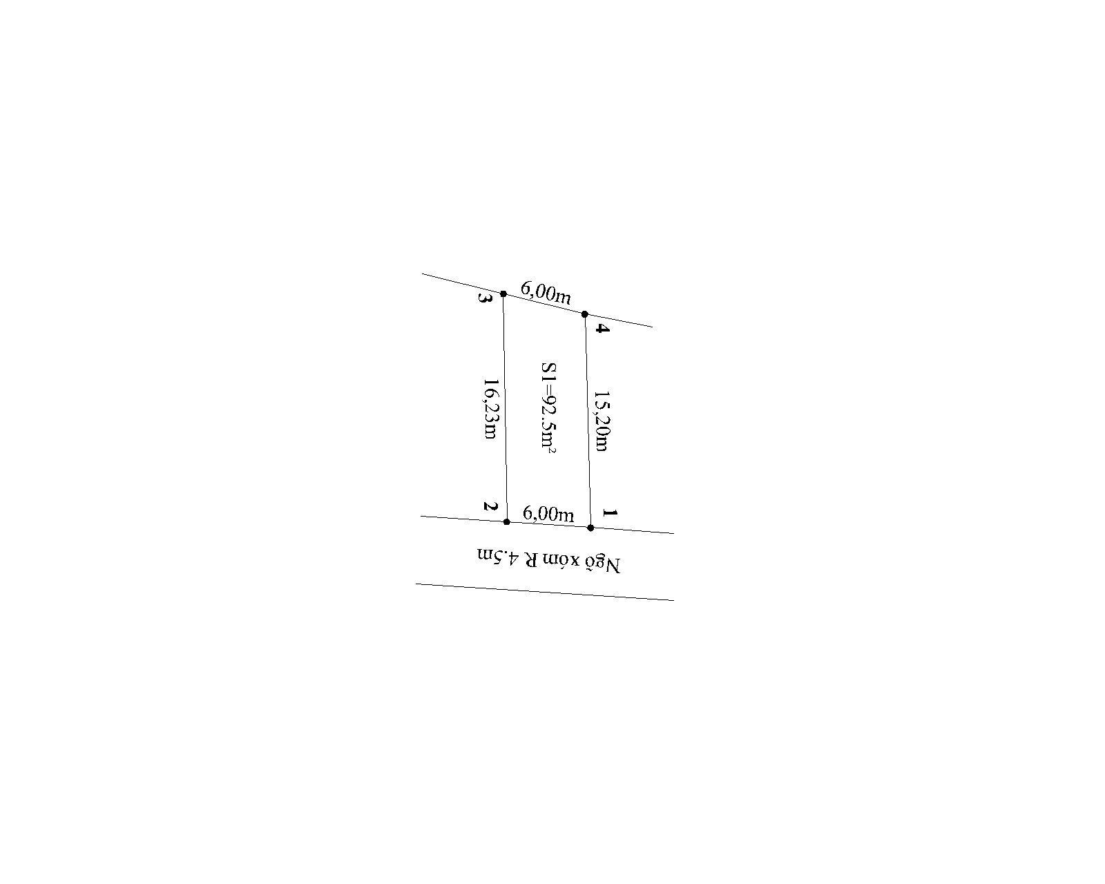 Ông anh có mảnh đất 92.5m2 cắt của nhà ra bán đường rộng 4,5-5m Cấp Tiến, Tiên Lãng cũ