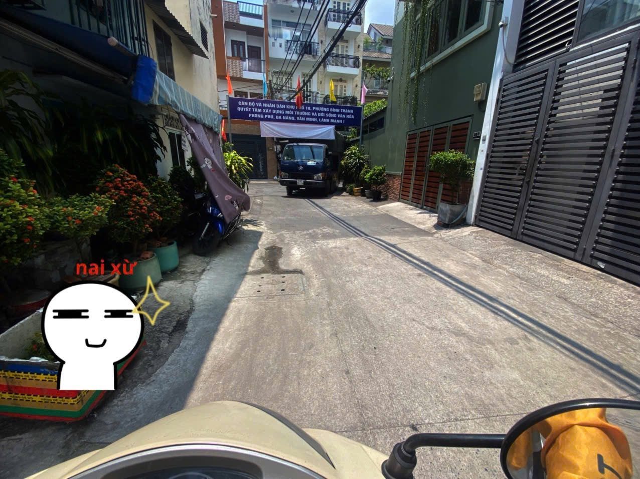 BÙI ĐÌNH TUÝ-XE HƠI NGỦ NHÀ, HẺM 6M, NGANG 4.8, 4 TẦNG KIÊN CỐ, HƠN 15 CHÚT XÍU