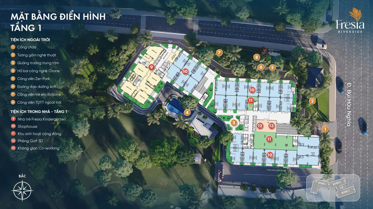 💎 Chỉ 360 Căn Hộ View Sông Độc Tôn – Mở Booking Giai Đoạn 2 Fresia Riverside!