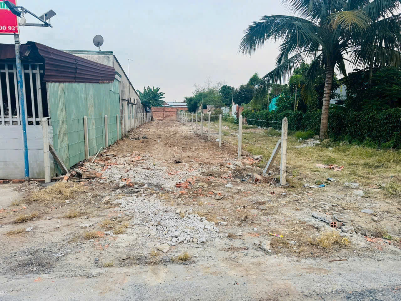Bán đất Củ Chi, lô đất mặt tiền đường BÙI THỊ ĐIỆT, diện tích 256m2, có 60m2 thổ cư, xã Phạm Văn Cội.