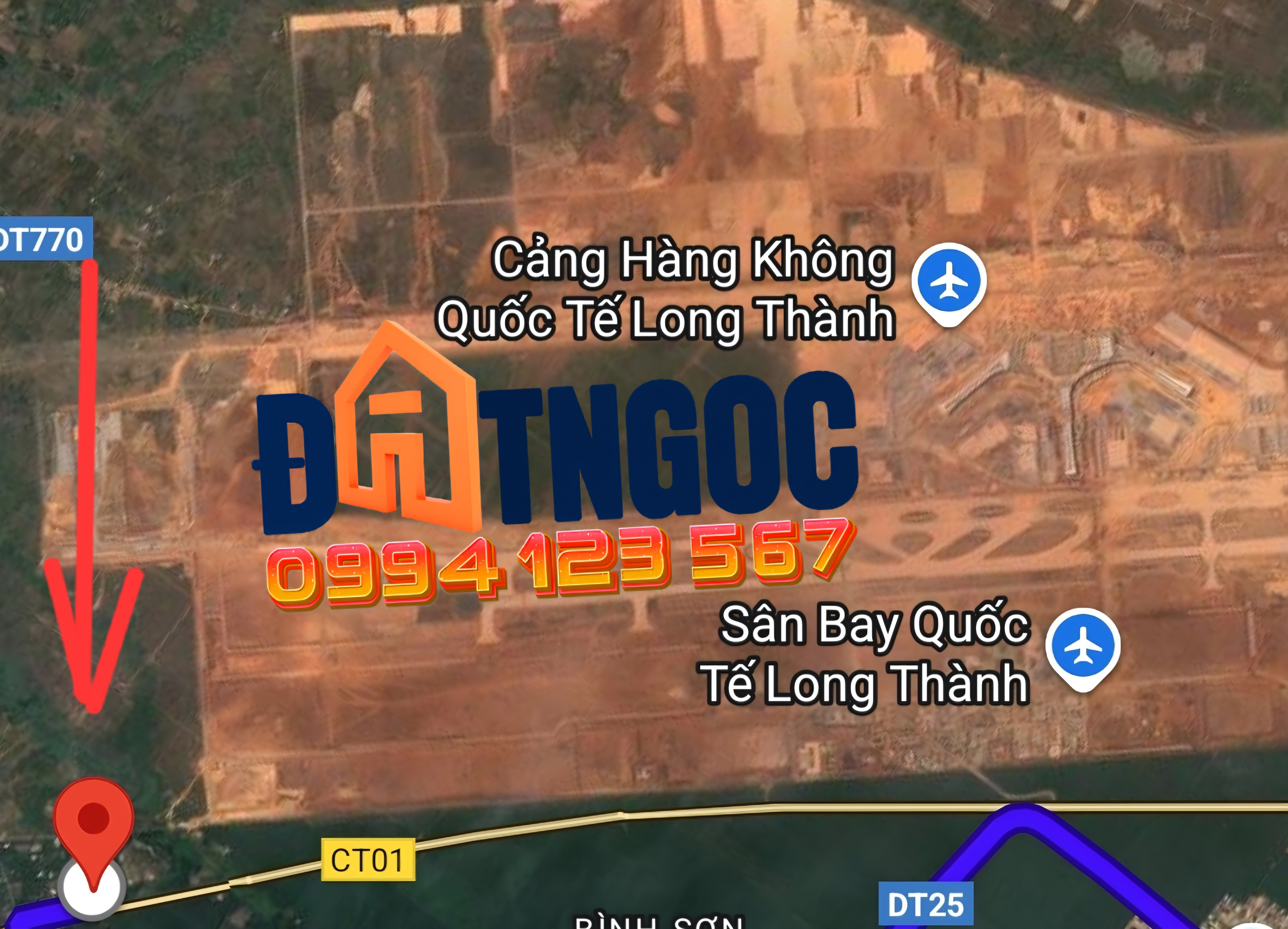 🟥Bán đất lô góc 1600m² ngang 50m giá 4.5 tỷ gần Đường Cao Tốc sân bay Long Thành