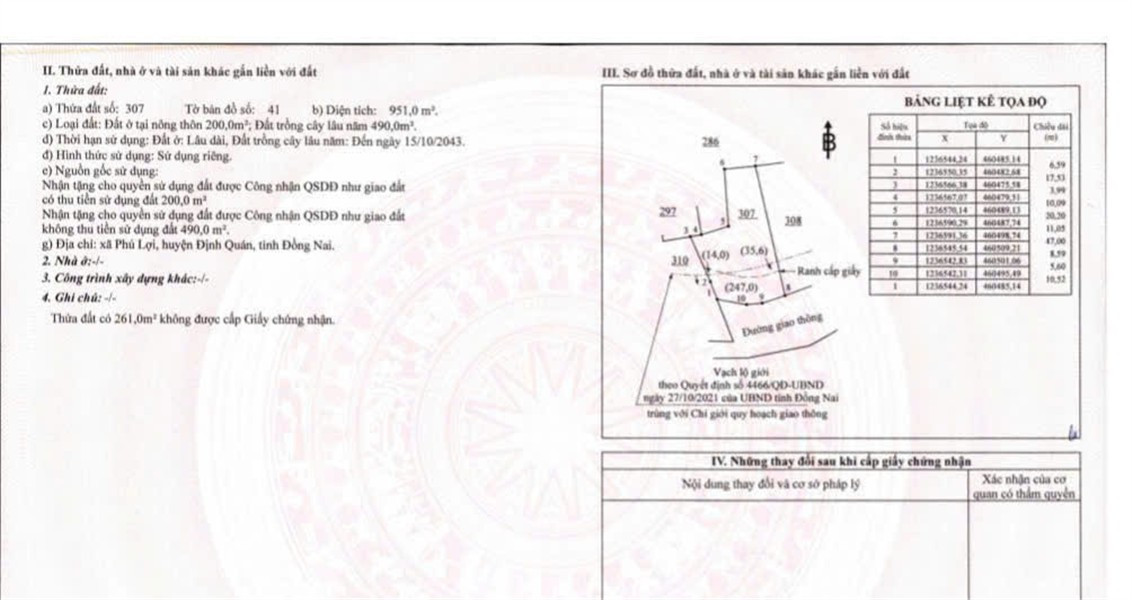 CHÍNH CHỦ CẦN BÁN LÔ ĐẤT ĐẸP TẠI PHÚ LỢI, ĐỊNH QUÁN, Đồng Nai – GIÁ TỐT, TIỀM NĂNG CAO!