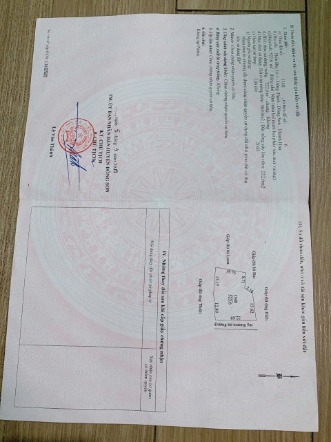 CẦN BÁN NHANH LÔ ĐẤT  TẠI  Xã Đông Thịnh, Huyện Đông Sơn, Thanh Hóa