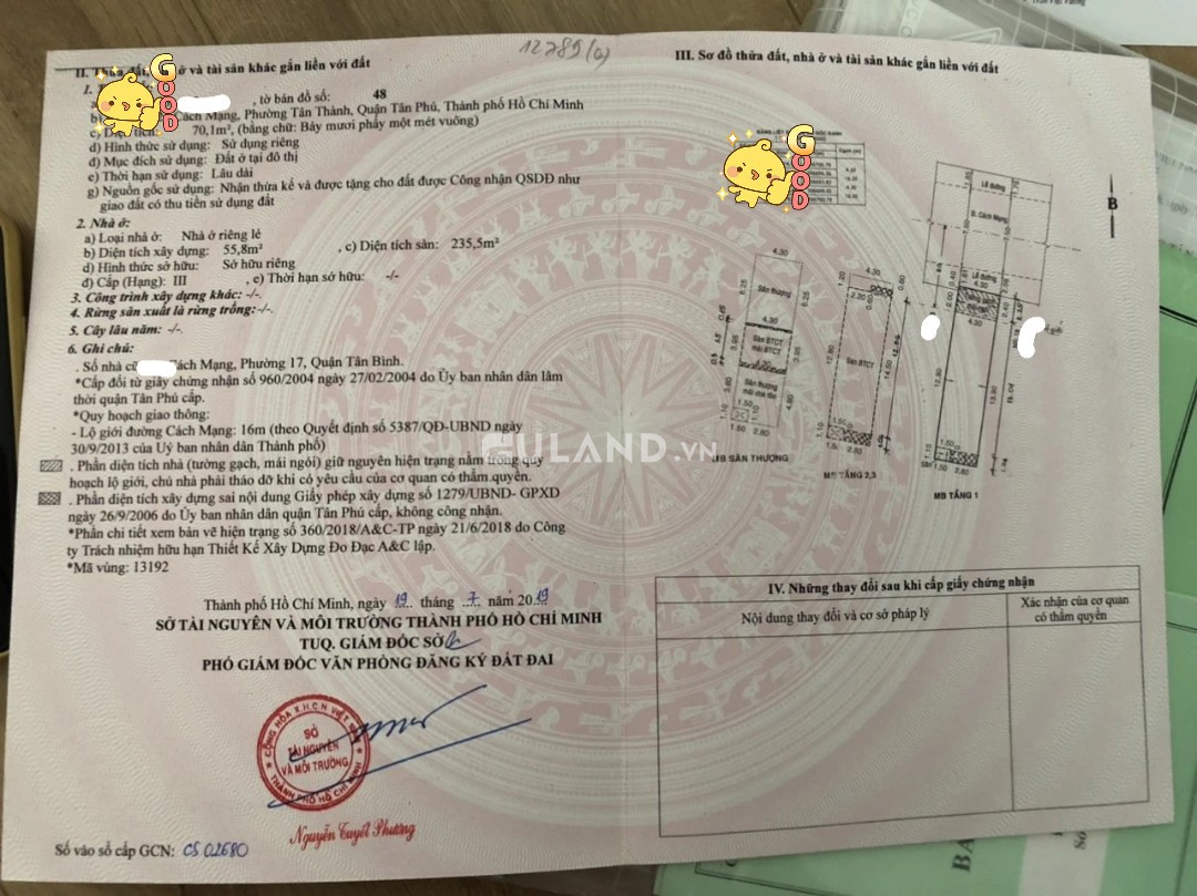 Bán nhà mặt tiền Quận Tân Phú dưới 15 ty I Giá ngộp chỉ 14ty mấy