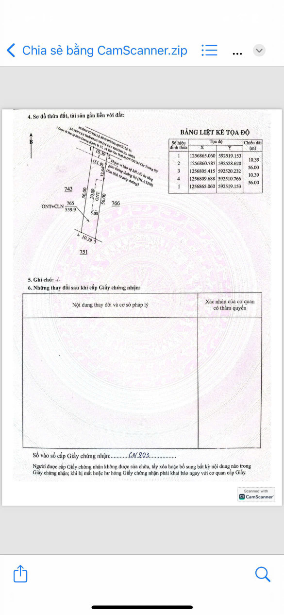 Mặt tiền đường nhựa chỉ 8xx diện tích hơn 560m2 ngay Bàu Bàng