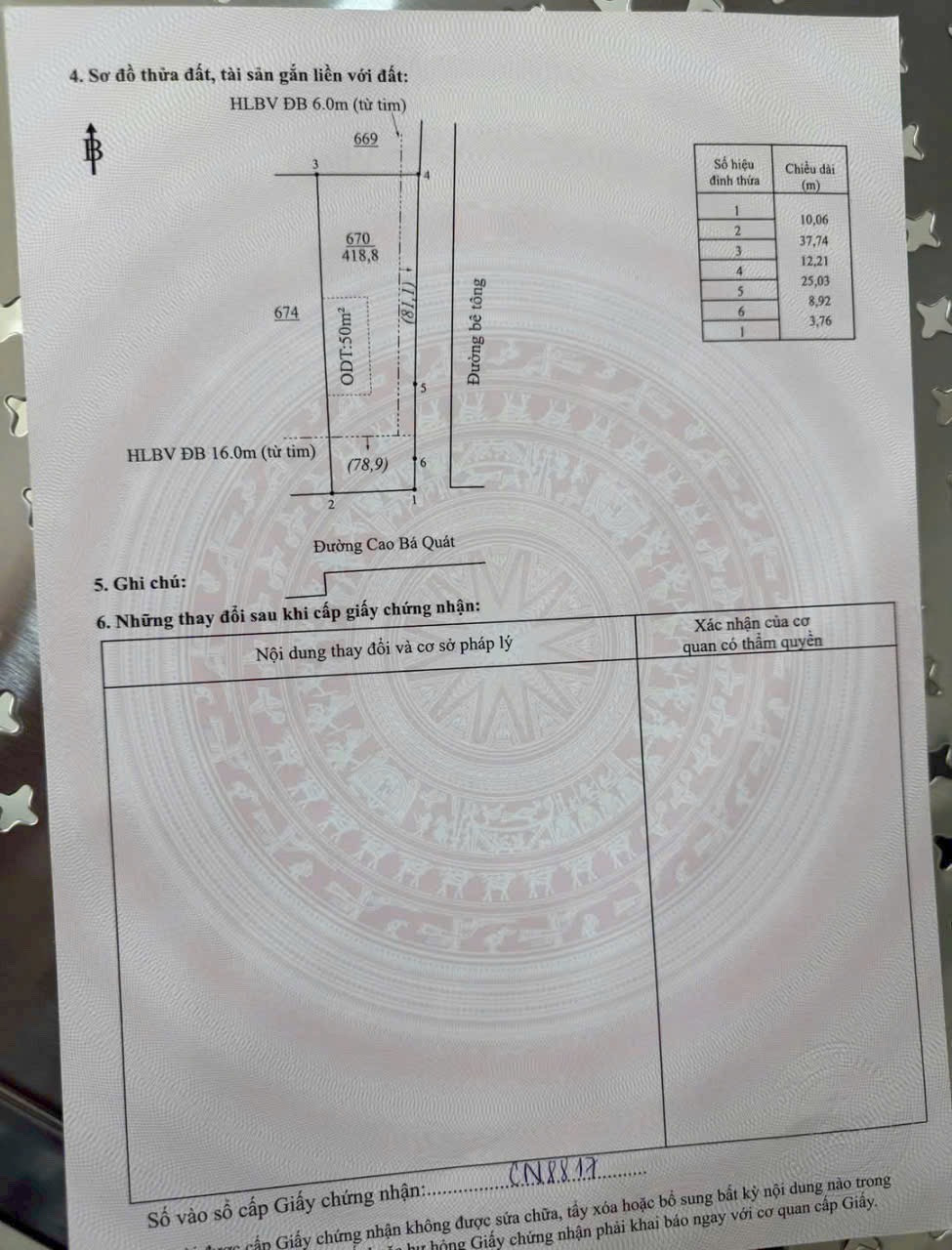 Đất mặt tiền Minh Hưng- Chơn Thành