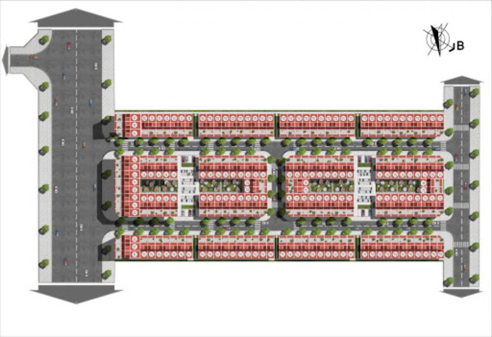 Liền kề NC1 Cầu Bươu | 77.56m² | 155 triệu/m² | Đường nội khu 12m