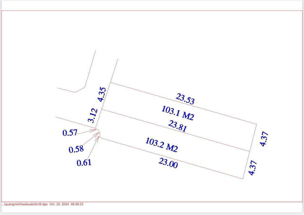 TT QUANG MINH 100M FULL TC,NHỈNH 3 TỶ,KHU QUY HOẠCH ĐẸP,ĐƯỜNG Ô TÔ