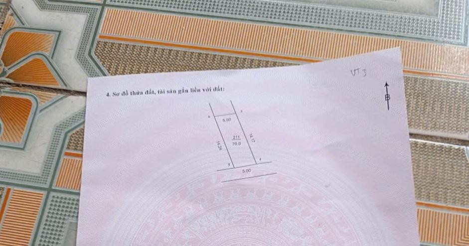 Bán đất 70m² ngang 5m giá 3.2 tỷ Xã Sóc Sơn