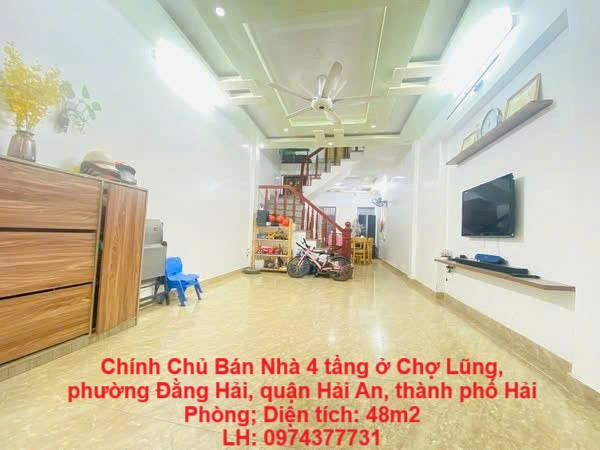 Chính Chủ Bán Nhà 4 tầng ở Chợ Lũng, phường Đằng Hải, quận Hải An, thành phố Hải Phòng