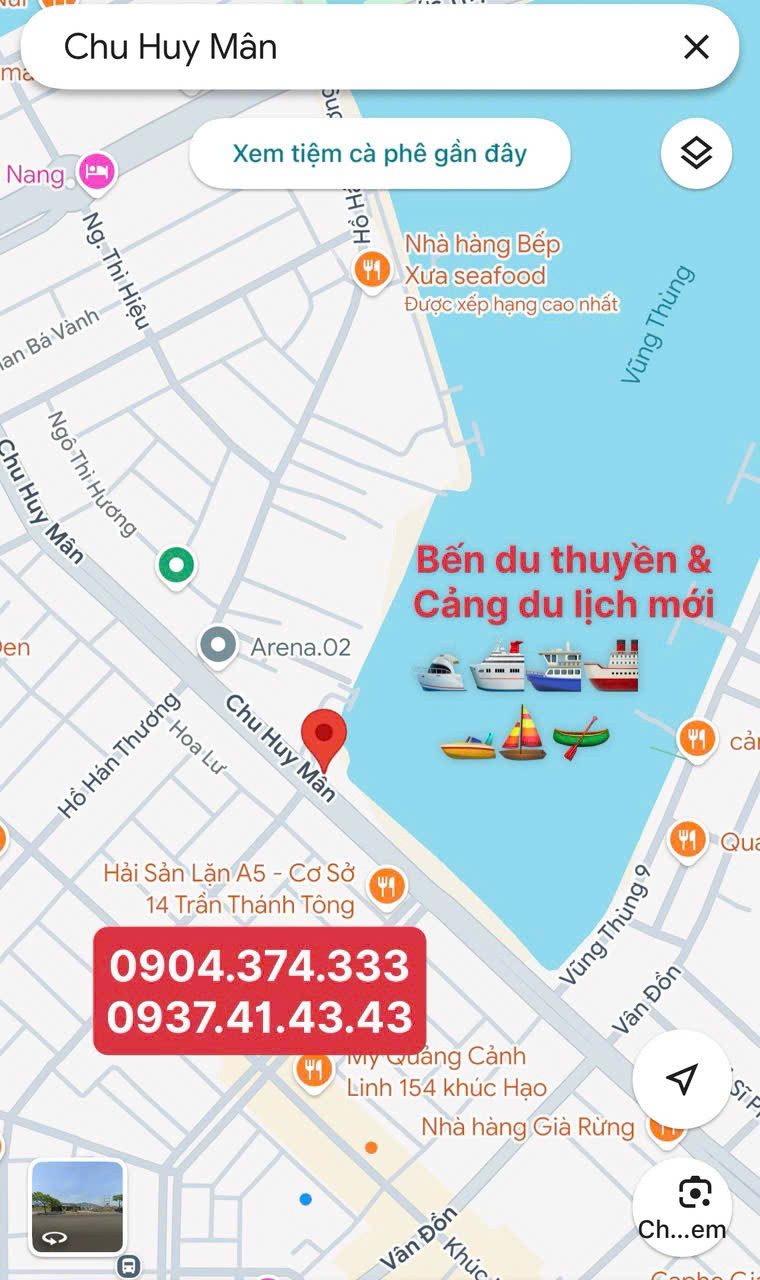 ĐẤT TO ĐẸP MẶT TIỀN CHU HUY MÂN - VỊ TRÍ ĐẮC ĐỊA DỄ ĐẦU TƯ