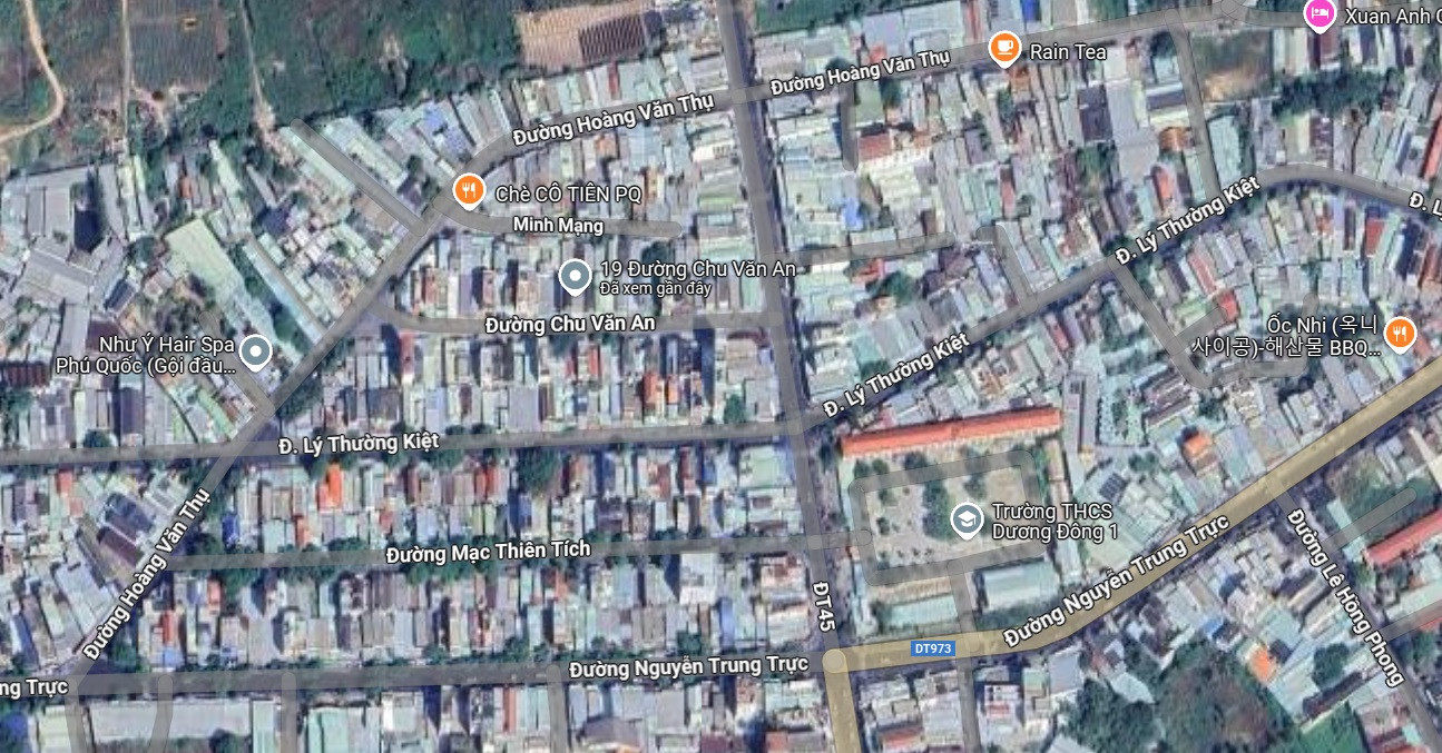 Bán Nhà Đất 115m² Mặt Tiền Chu Văn An, Trung Tâm Dương Đông, Phú Quốc