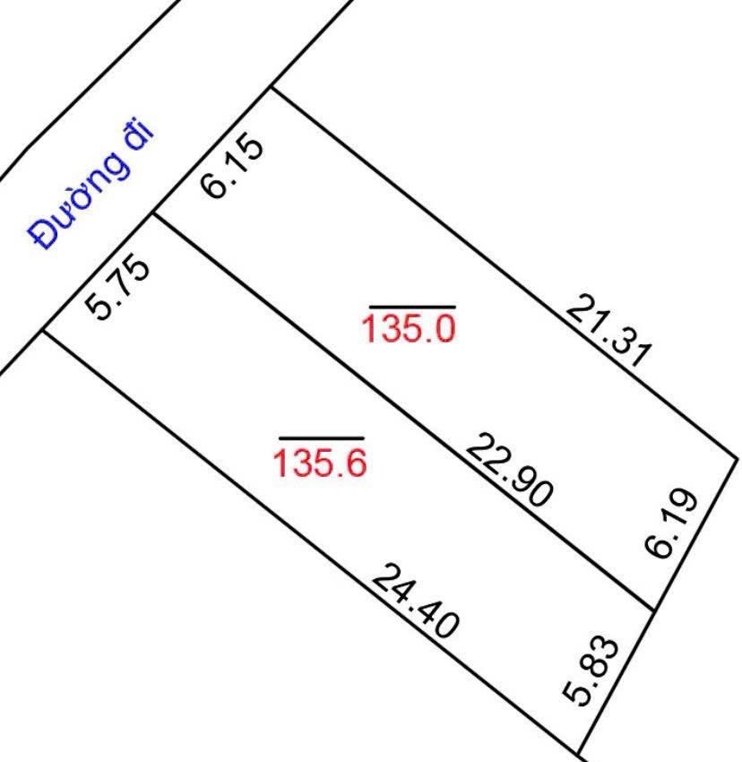 Bán đất 135m² ngang 5,8m giá 3.4 tỷ Xã Kim Anh