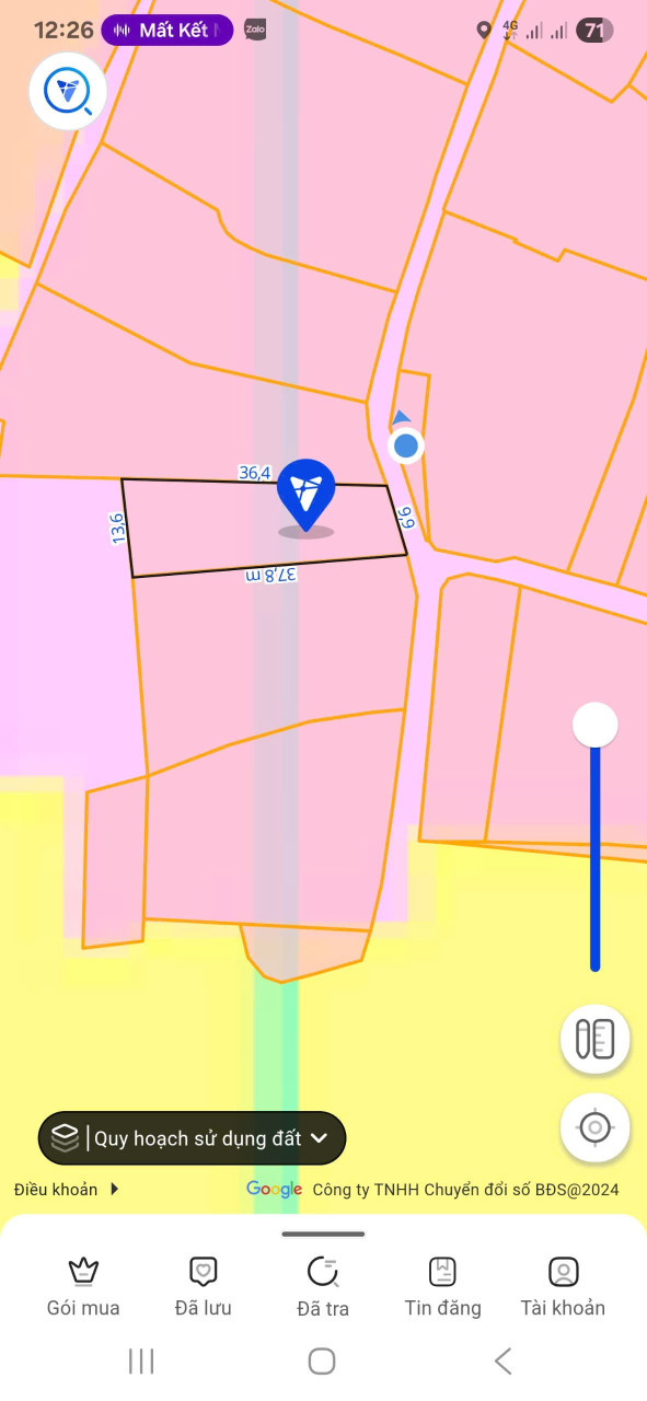 Bán đất 460m² ngang 9,8m giá 5 tỷ Xã Kim Anh