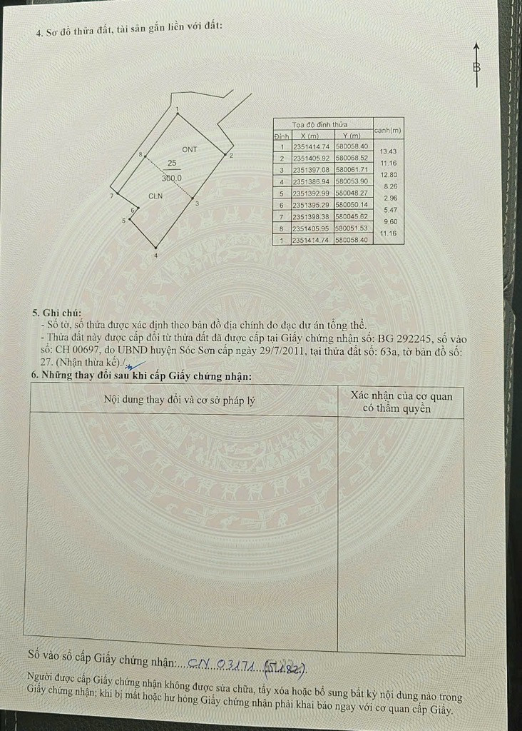 Bán đất 300m² ngang 13,4m giá 5.25 tỷ Xã Kim Anh