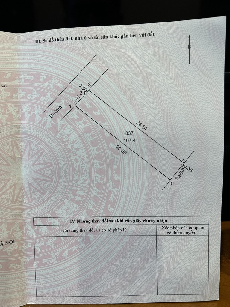 Bán đất 107m² ngang 4,2m giá 3.7 tỷ Xã Mê Linh