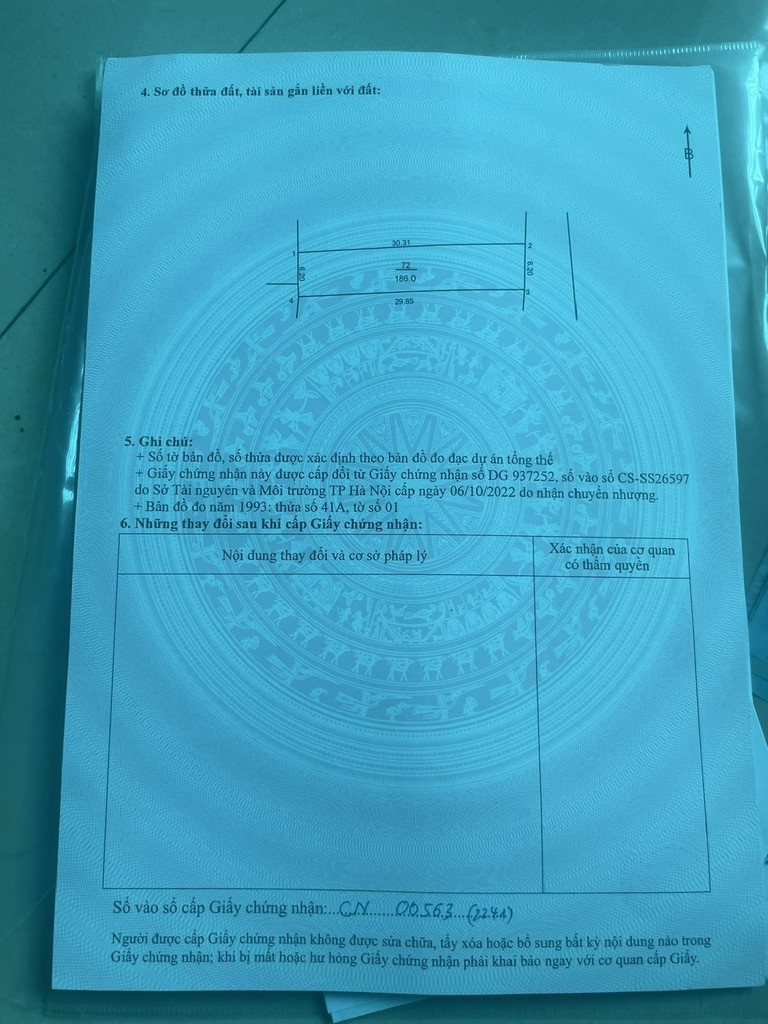 Bán đất 186m² ngang 6,2m giá 5.4 tỷ Xã Nội Bài