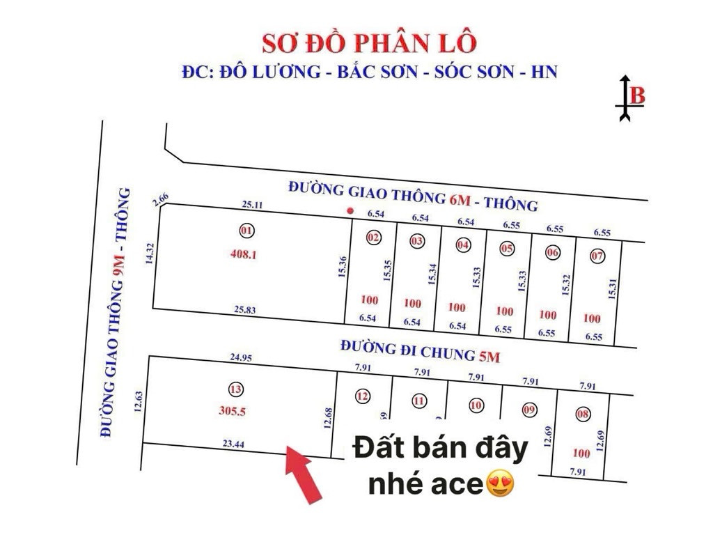 Bán đất 302m² ngang 12,6m giá 3.35 tỷ Xã Trung Giã