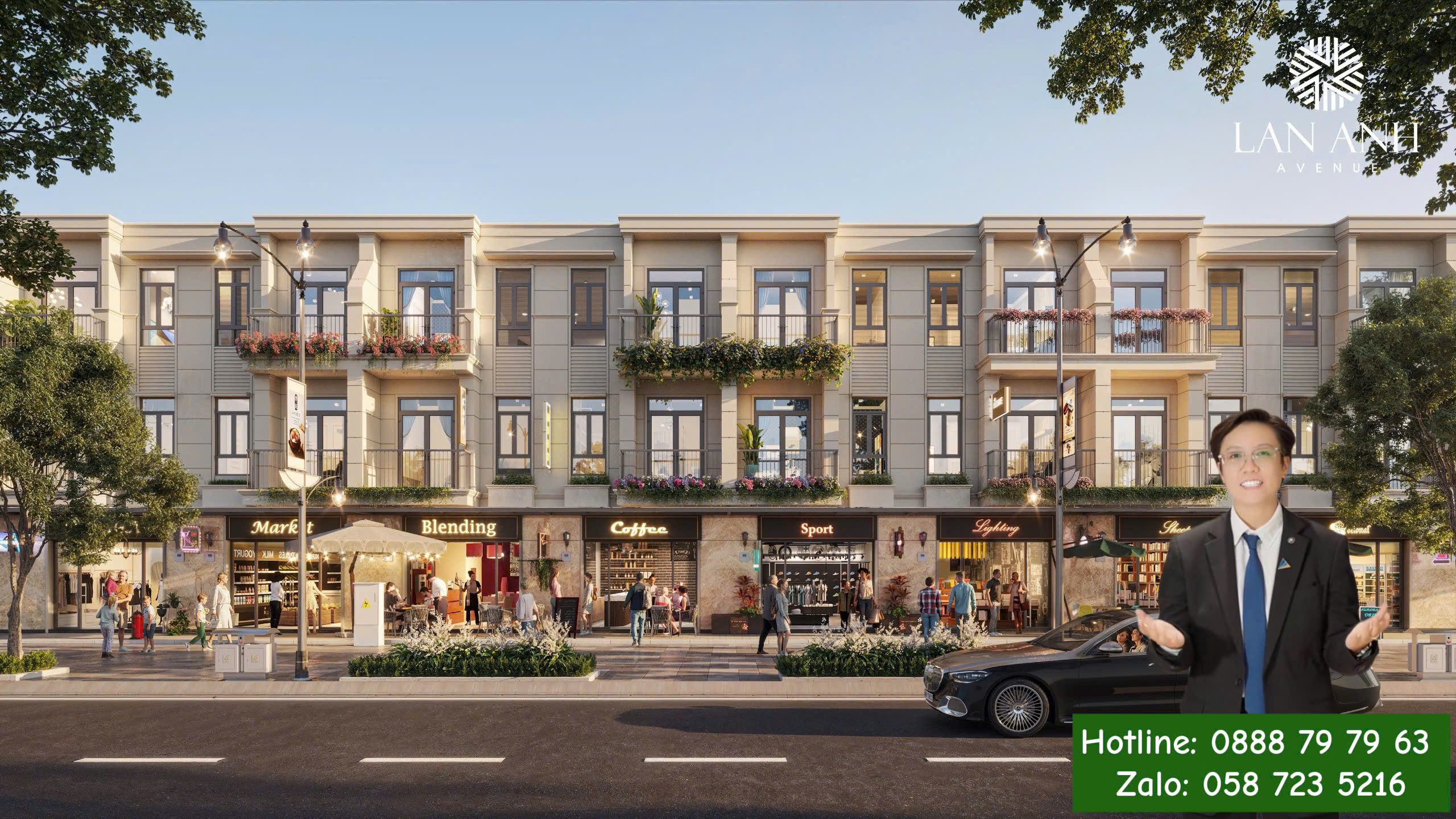 Nhà phố LAN ANH AVENUE – Khu compound cao cấp liền kề VSIP 3