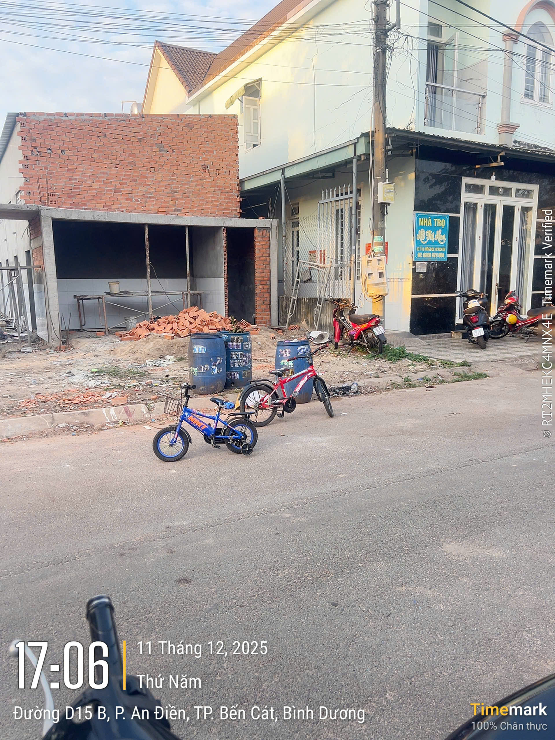 156m2 Trọ Thu Nhập 10tr Tại An Điền , Bến Cát - Ngay Khu Công Nghiệp Rạch Bắp - Giá 2 tỷ 450
