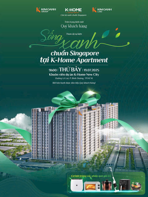 Dự án K-Home Bình Dương: 3.310 sản phẩm, quy hoạch 27ha, vị trí ba mặt tiền